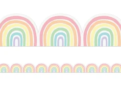 Pastel Pop Rainbow Border