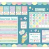 Pastel Pop Striped Border
