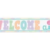 Pastel Pop Welcome Banner