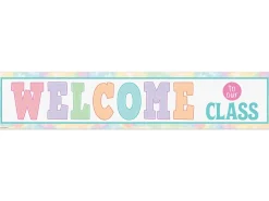 Pastel Pop Welcome Banner