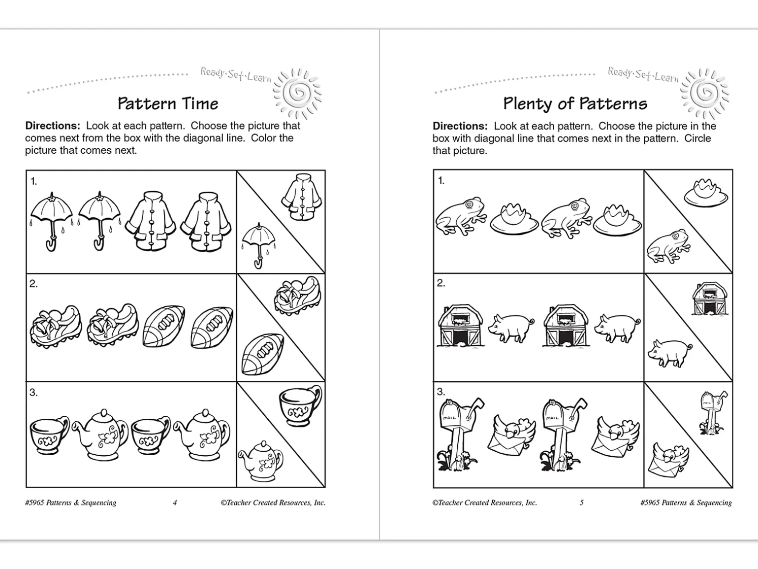 Patterns & Sequencing Workbook