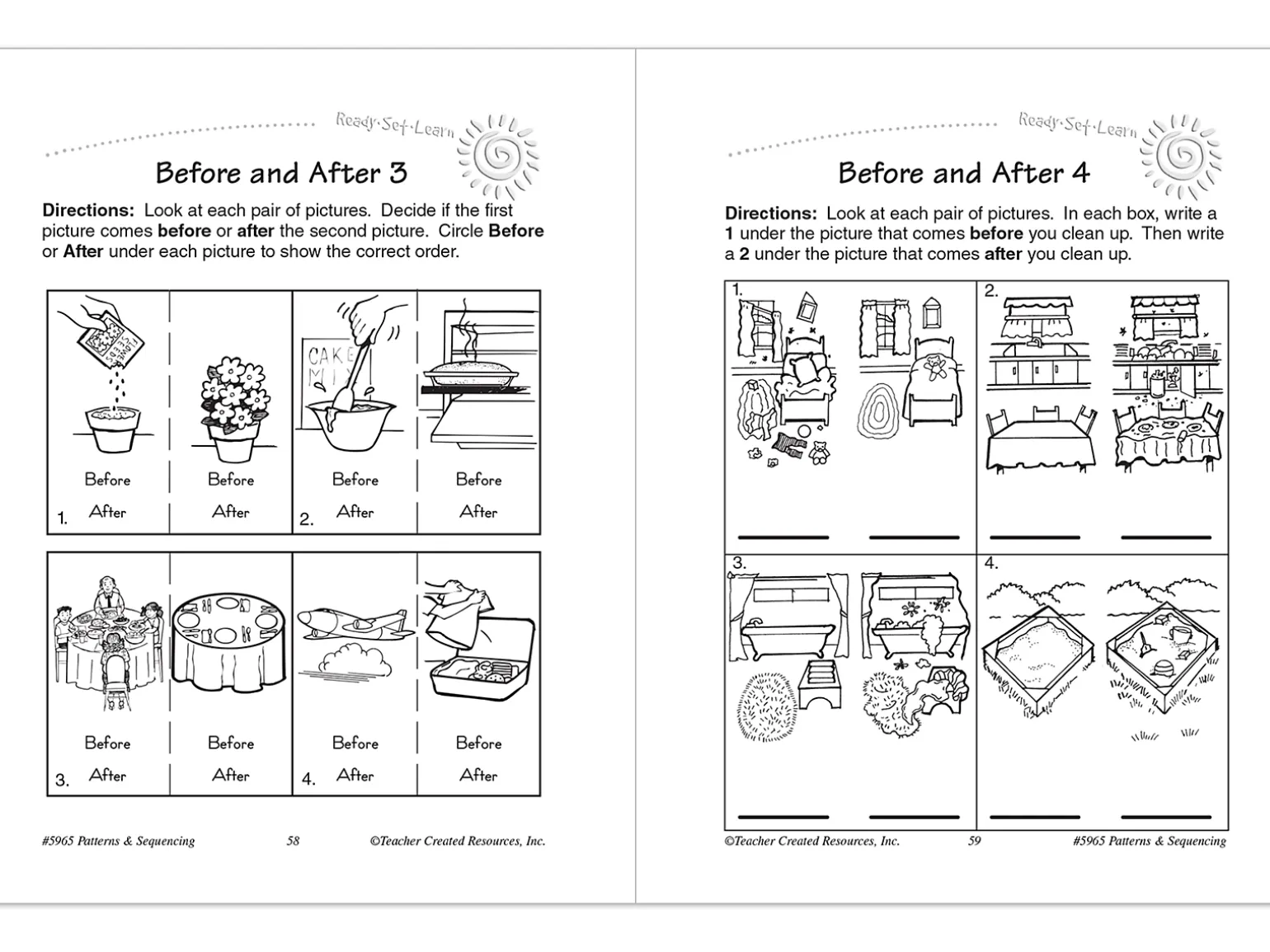 Patterns & Sequencing Workbook
