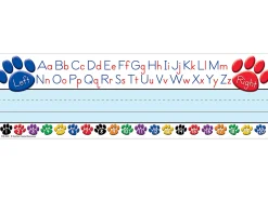 Paw Print Reference Nameplates - Pre K-K