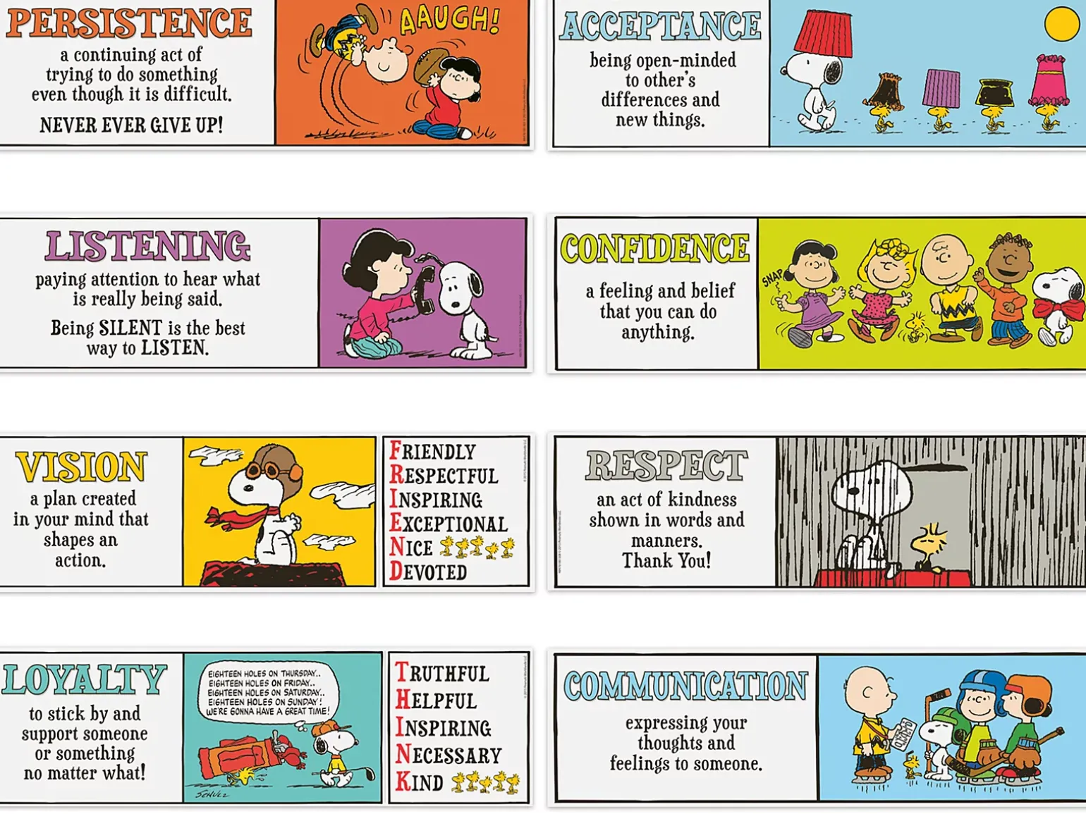 Peanuts® Character Building Bulletin Board Set