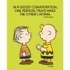 Peanuts® Talk and Listen Poster