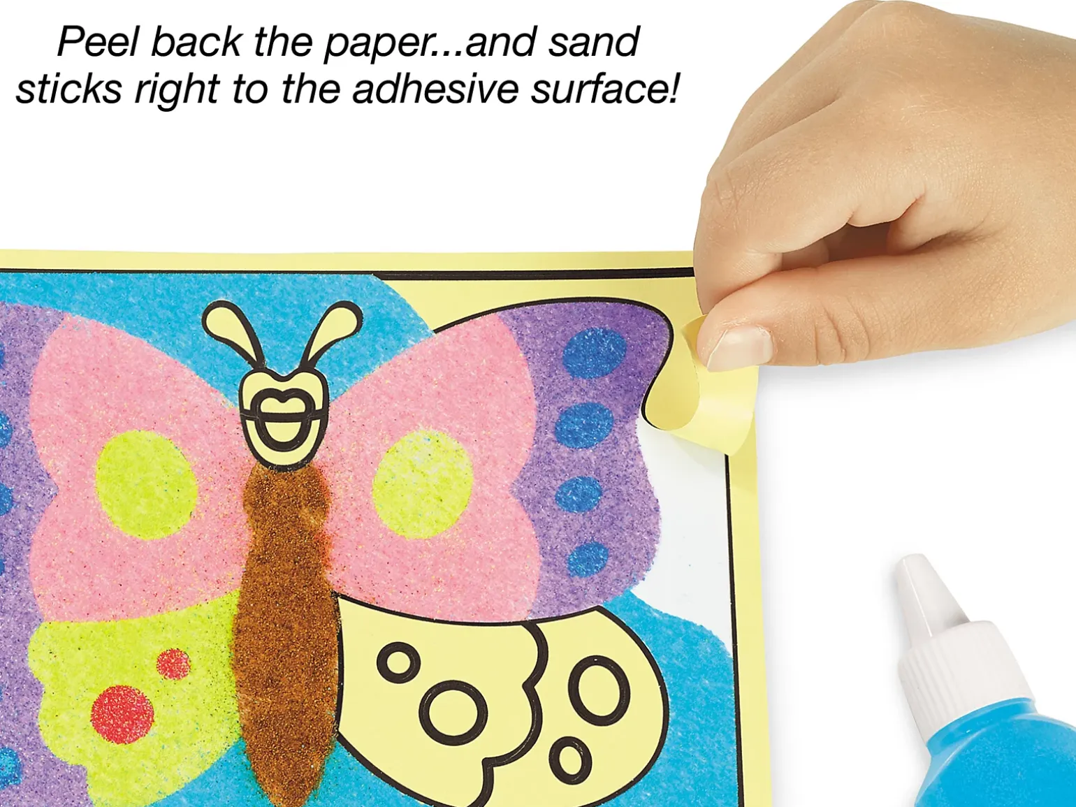 Peel and Stick Sand Art Kit