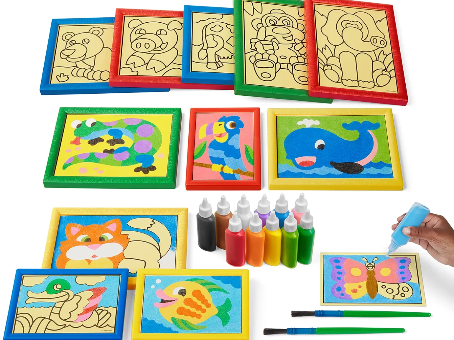 Peel and Stick Sand Art Kit