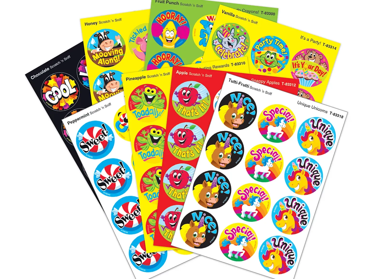 Pep Talk Scented Motivational Stickers - Variety Pack