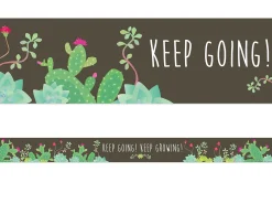 Petals & Prickles Double-Sided Succulent Border