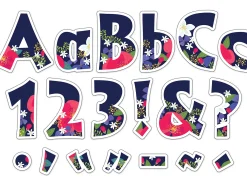 Petals & Prickles Floral 4" Punch-Out Letters