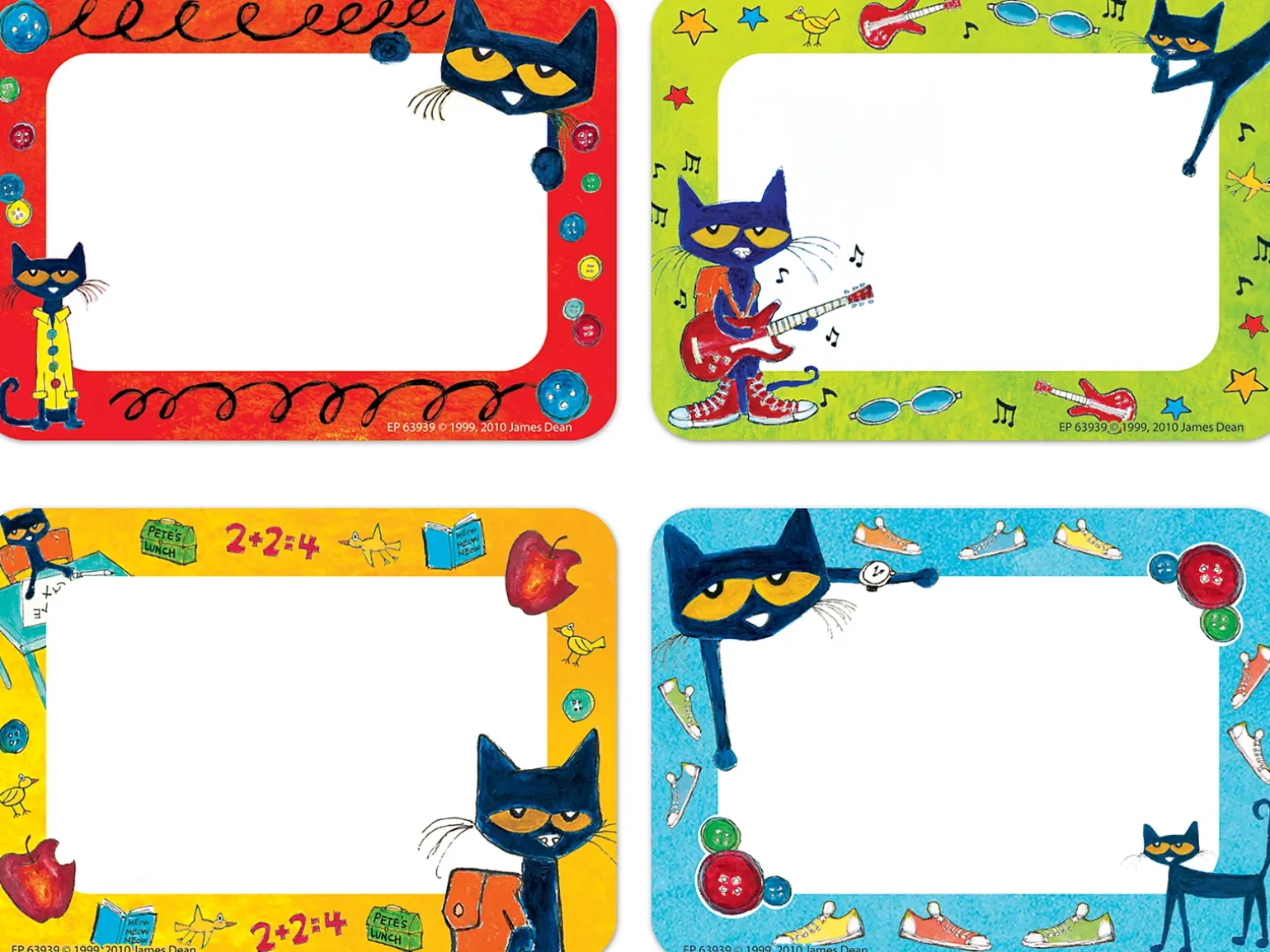 Pete the Cat® Name Tags - Variety Pack