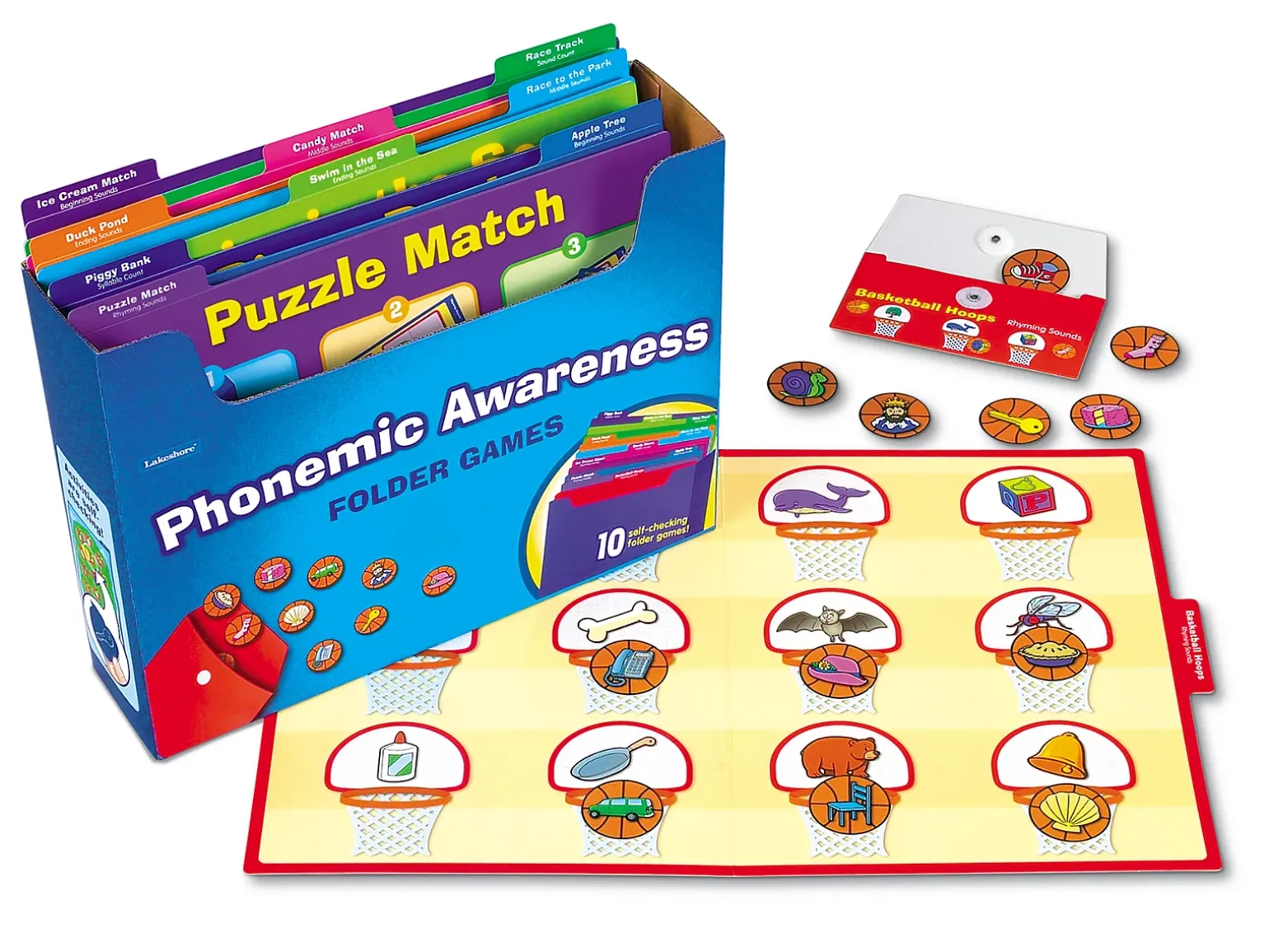 Phonemic Awareness Folder Game Library - Pre K-K