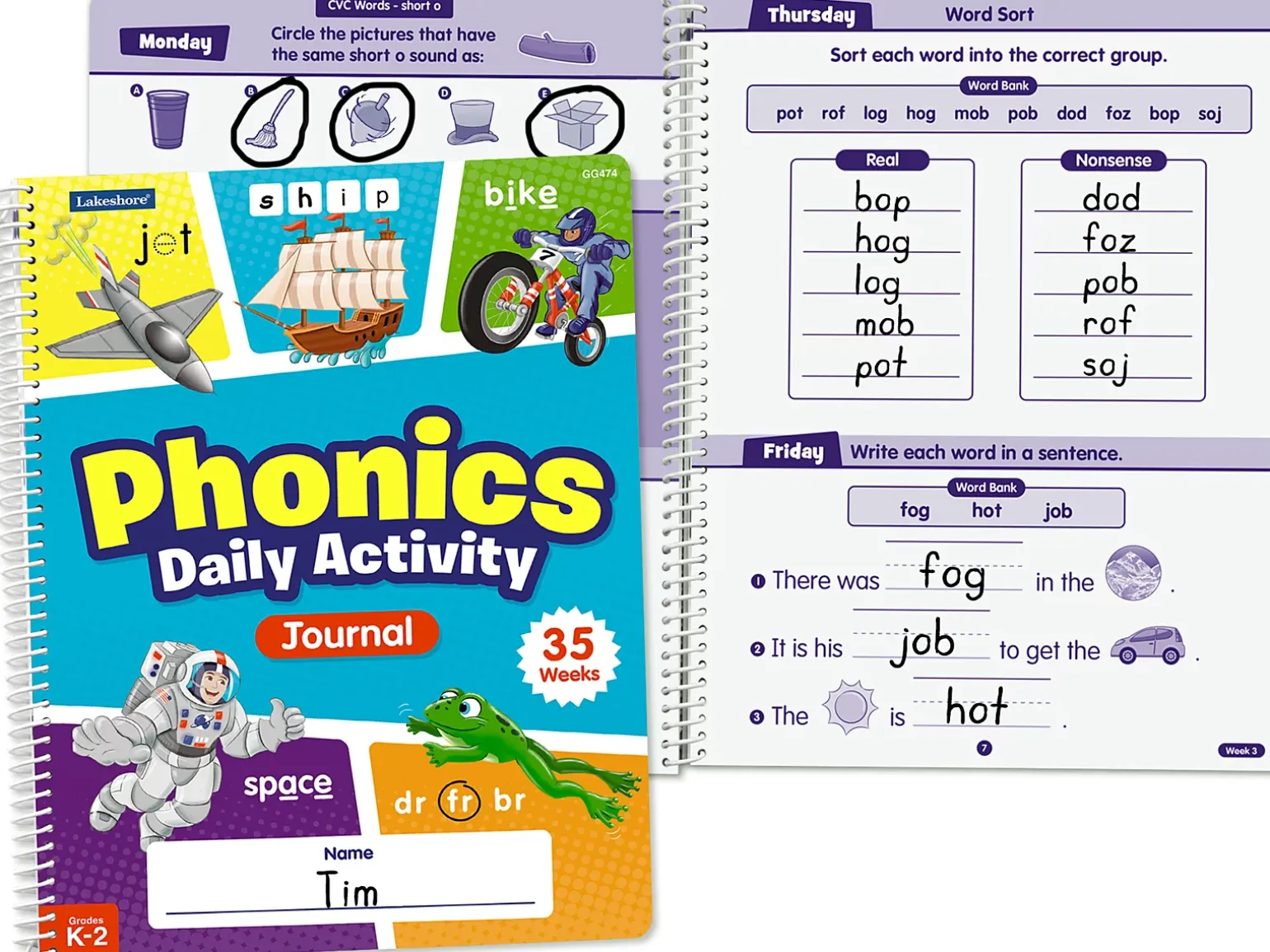 Phonics Daily Activity Journal
