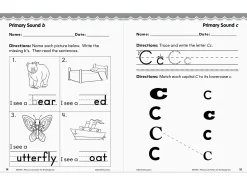 Phonics for Kindergarten Workbook