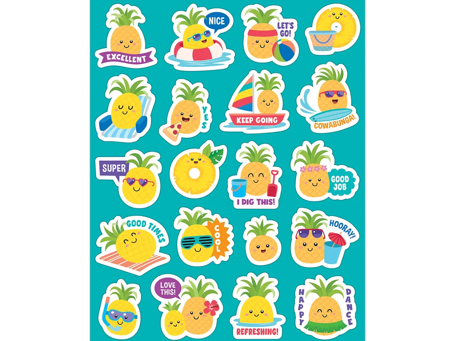 Pineapple Scented Stickers