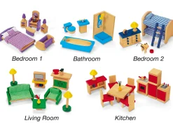 Play-All-Around Dollhouse Furniture