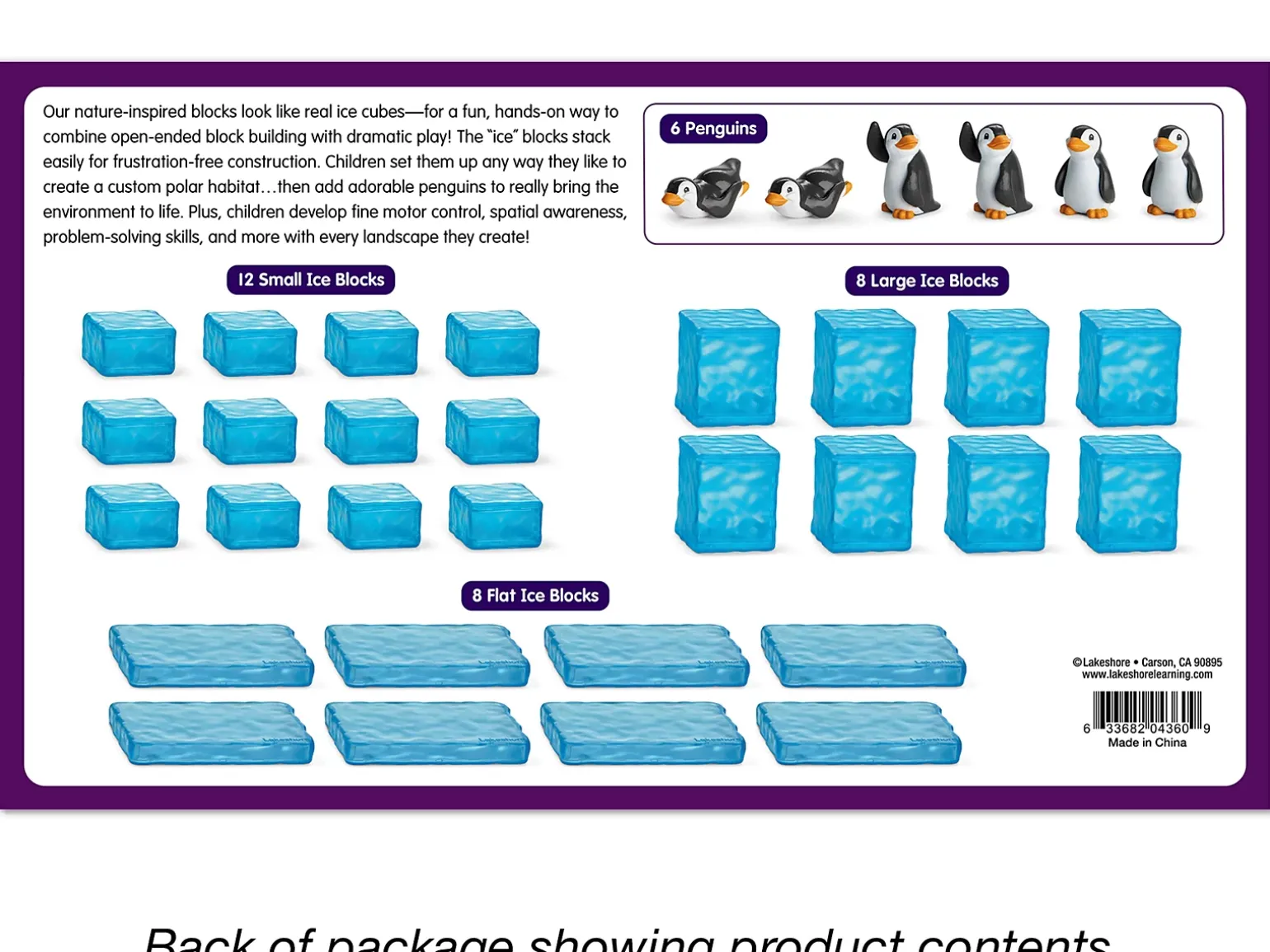 Playful Penguins Ice Blocks