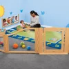 Play-Top Connective Storage Unit with Acrylic Back