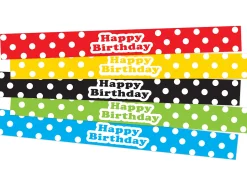 Polka Dot Birthday Slap Bracelets