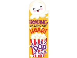 Popcorn-Scented Bookmarks