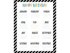 Pop of Color Birthday Poster