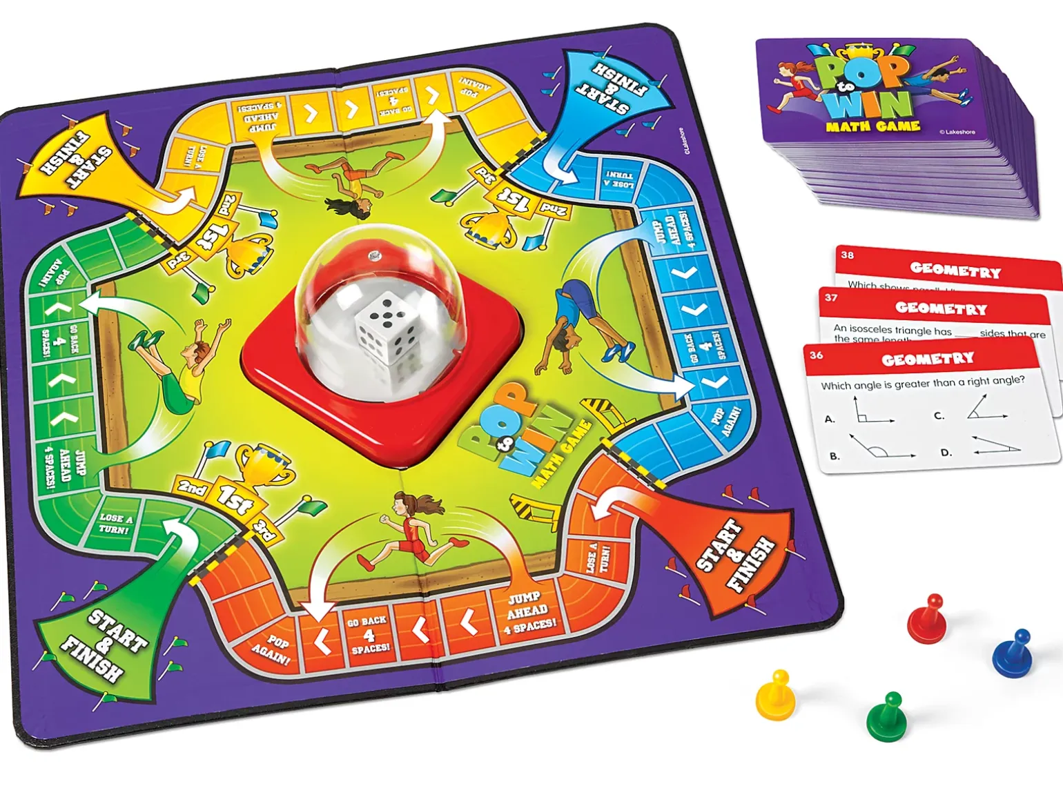 Pop to Win! Math Game - Gr. 4