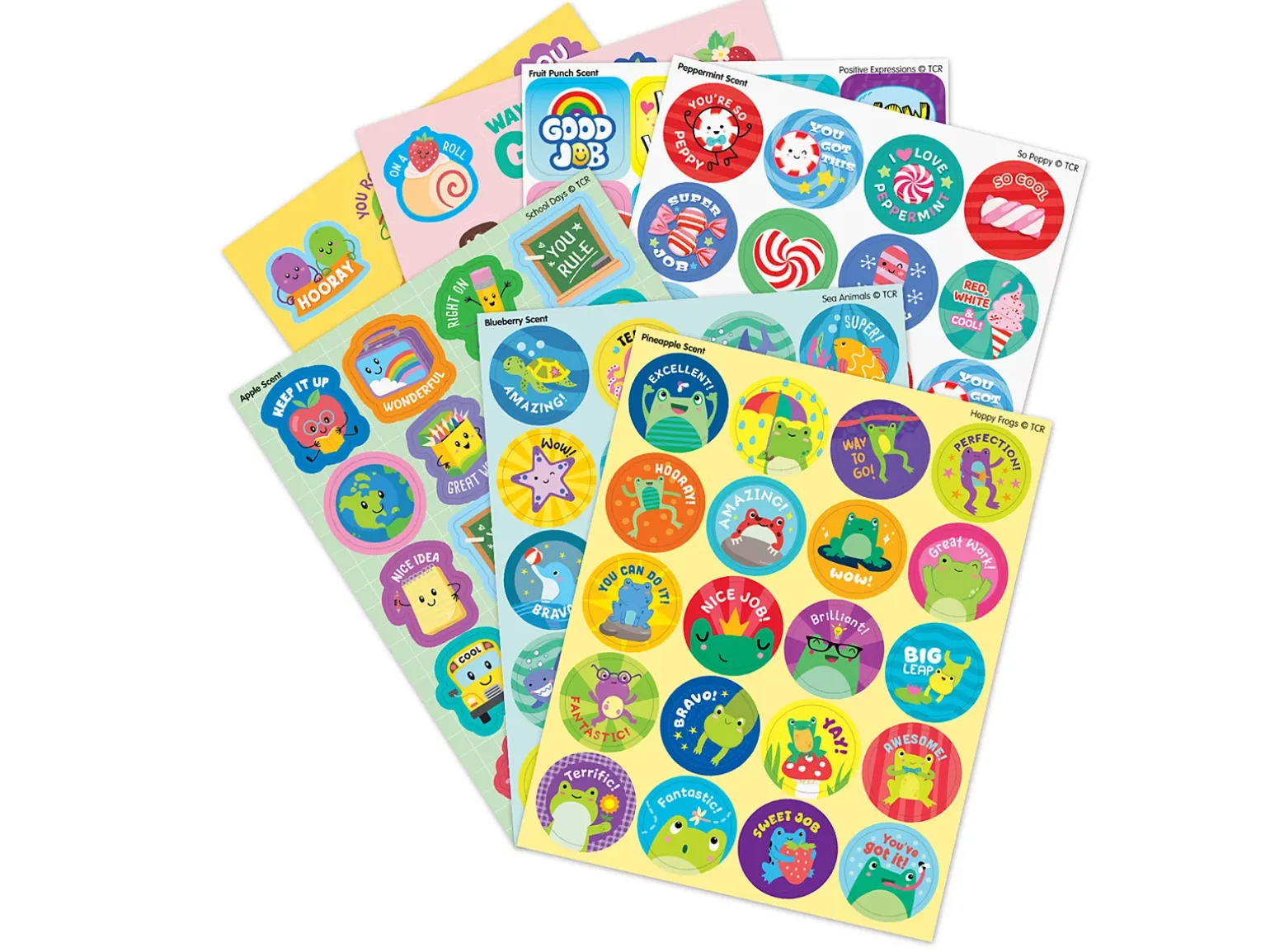 Positive Words Scented Stickers - Variety Pack