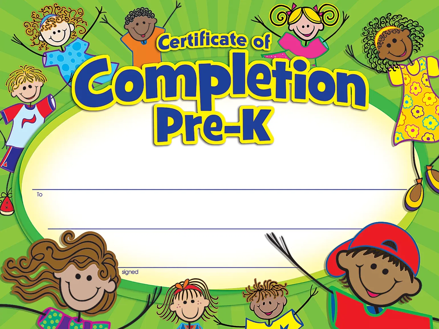 Pre-K Graduation Certificates