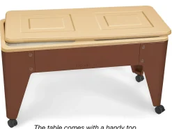 Preschool Two-Station Sand & Water Table - Natural Colors