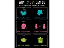 Prevent the Spread of Germs Poster