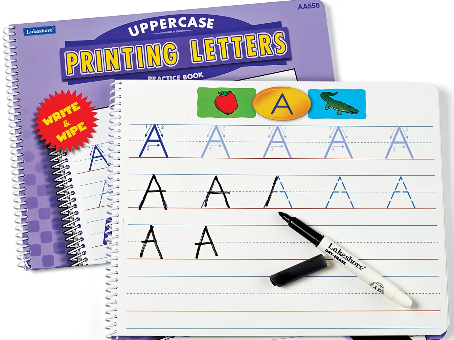Printing Letters Practice Book - Uppercase