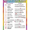 Proofreading Marks Reference Poster