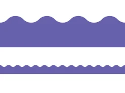 Purple Scalloped Border