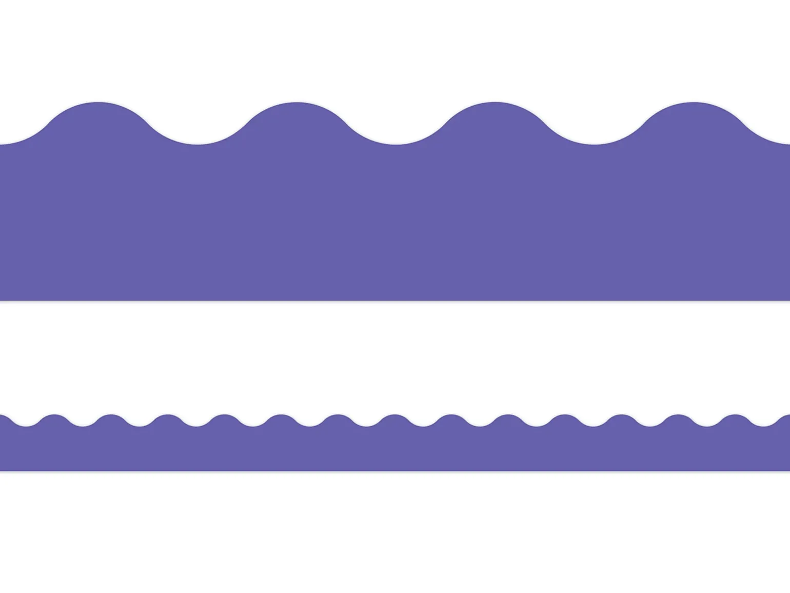 Purple Scalloped Border