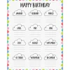 Rainbow Doodles Birthday Poster