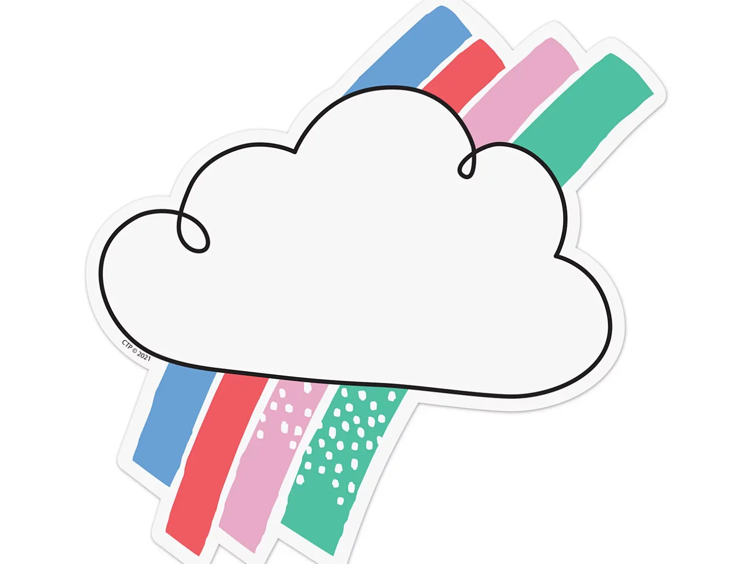 Rainbow Doodles Cloud Accents