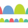 Rainbow Doodles Scalloped Border