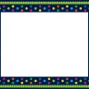 Rainbow Polka Dot Name Tags