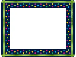 Rainbow Polka Dot Name Tags