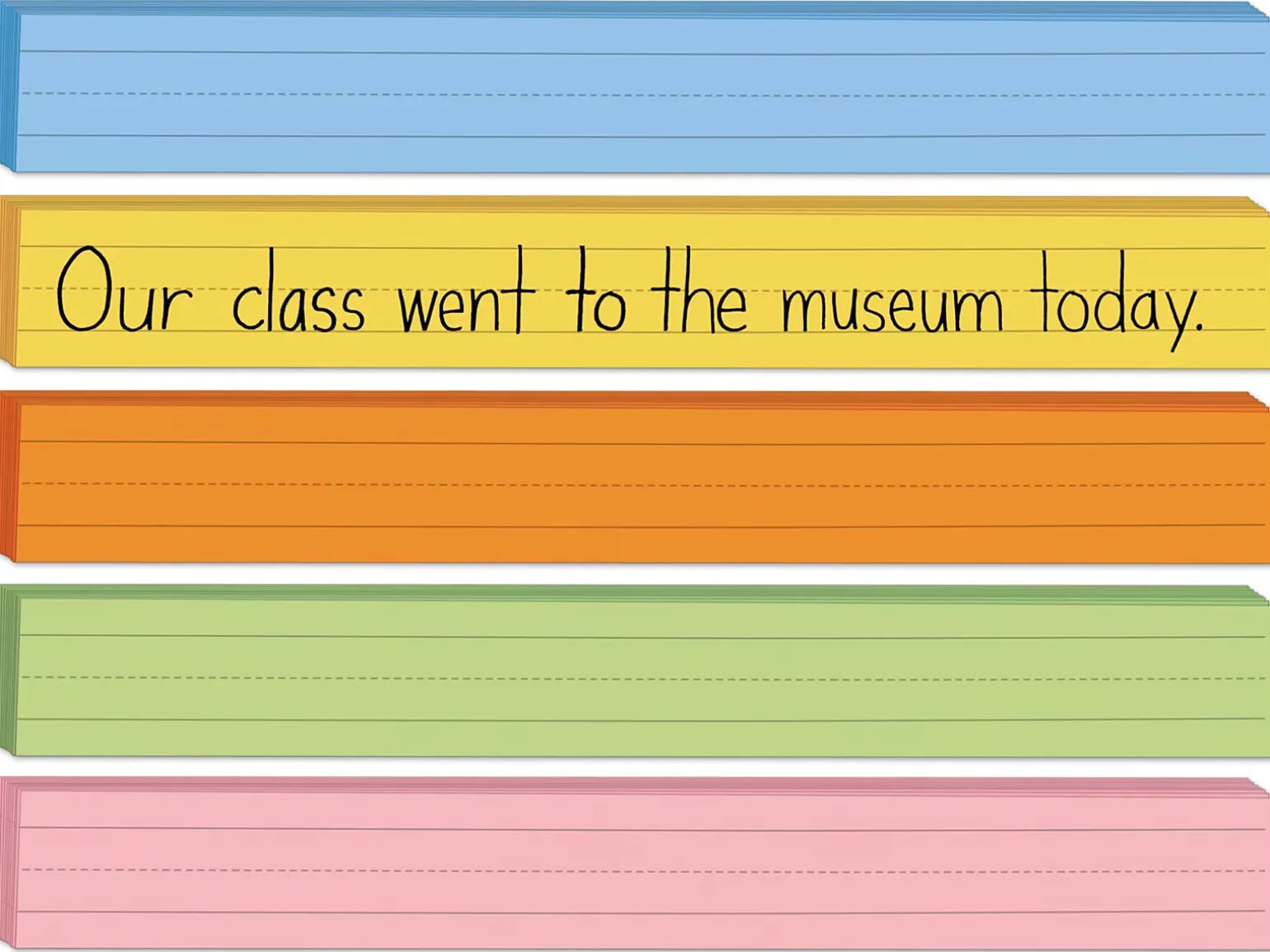 Rainbow Sentence Strips