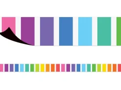 Rainbow Striped Magnetic Border