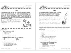 Reading Daily Warm-Ups Workbook - Gr. 2