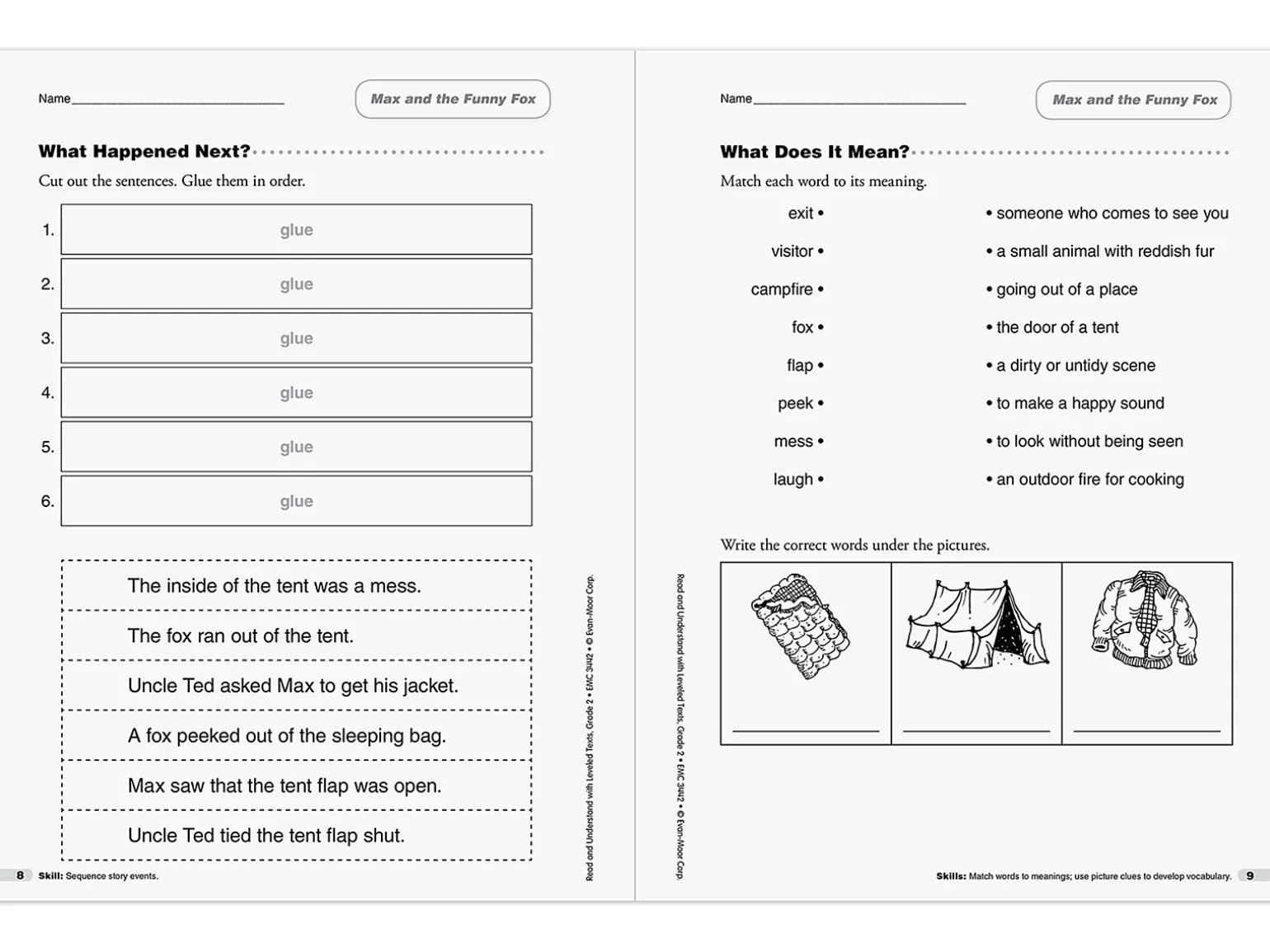 Read & Understand with Leveled Texts Workbook - Gr. 2