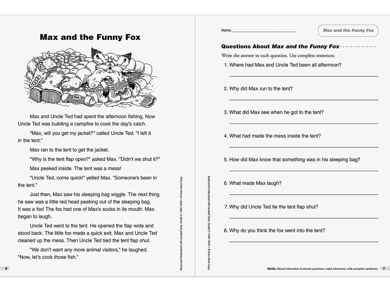 Read & Understand with Leveled Texts Workbook - Gr. 2