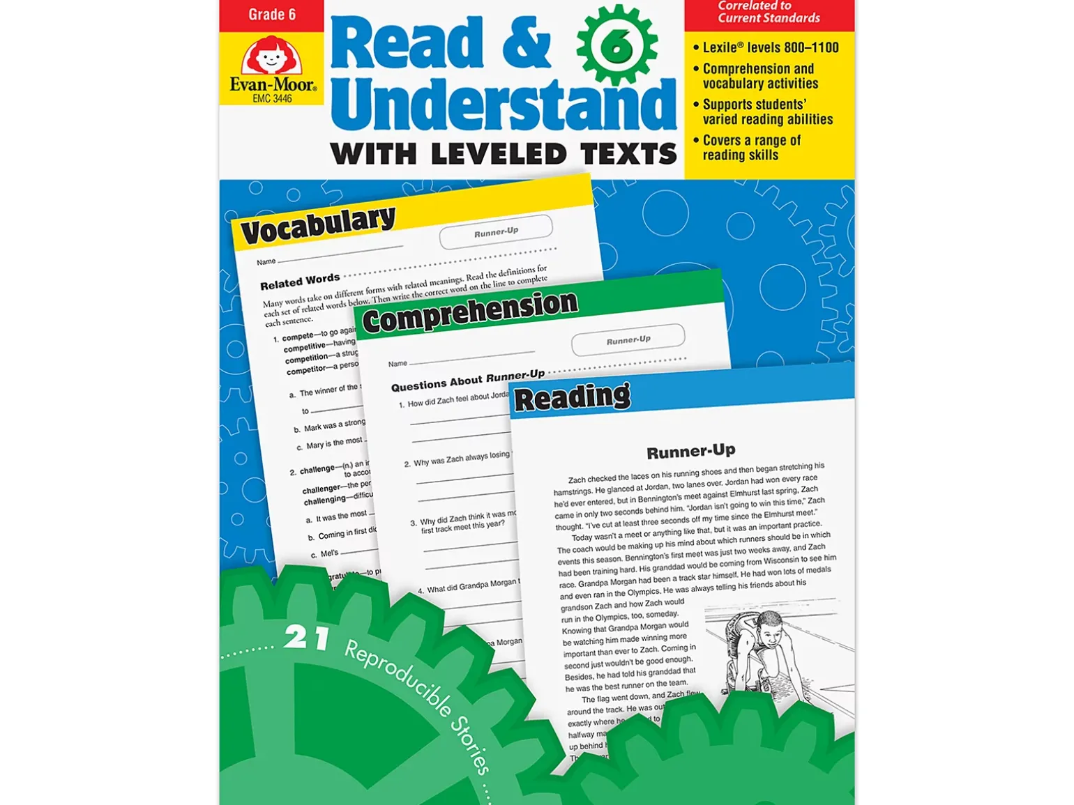 Read & Understand with Leveled Texts Workbook - Gr. 6