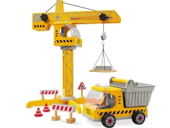 Real-Working Construction Crane