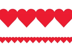 Red Heart Border