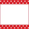 Red Polka Dot Name Tags