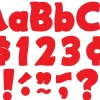 Red 4" Punch-Out Letters