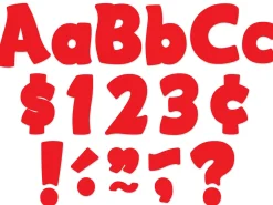 Red 4" Punch-Out Letters